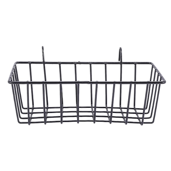 4-pack väggrutnätpanel hängande trådkorg, rutnätväggsförvaringskorg, väggmonterade korgar displayhyllor