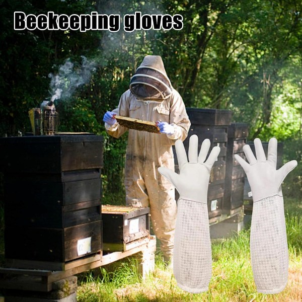 Biodlingshandskar, Biodlingshandskar skyddar mot honungsbistick | Getskinnsbiodlarhandskar