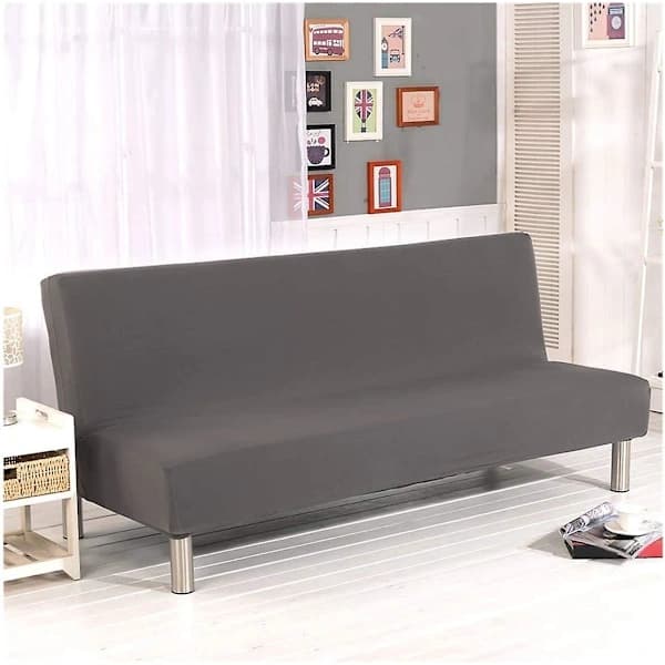 Sofftrekk uten armlener, elastisk sofabekledning for sovesofa