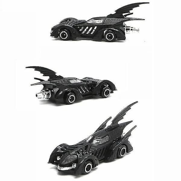 Sett med 6 Batmobile lekebiler i metall null ingen