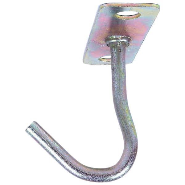3x fläktfäste metall J-formad takfäste krok hängare 80mm höjd