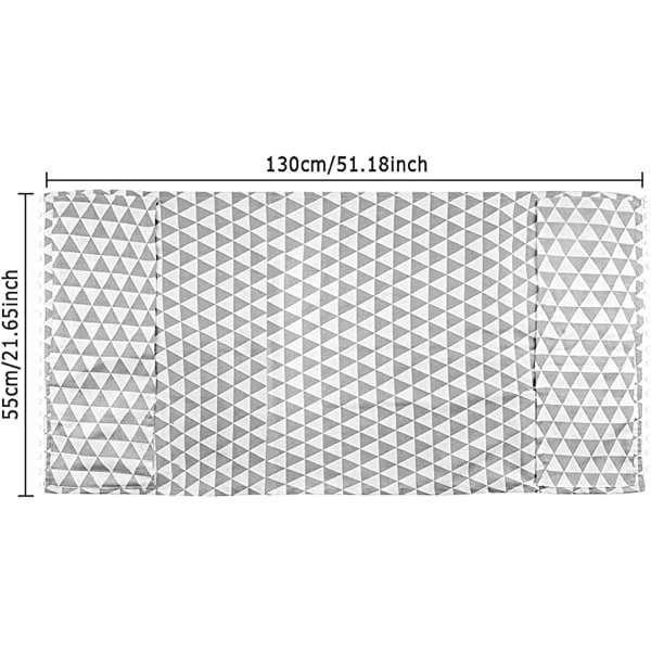 /HA/ 2 deler vaskemaskin deksel, kjøleskap deksel, for kjøleskap og vaskemaskin, med oppbevaringspose, 130 × 55 cm