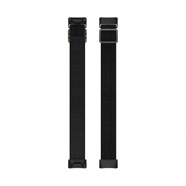 HA-Fitbit Charge 6 / 5 Armbånd Justerbar Nylon Sort 20