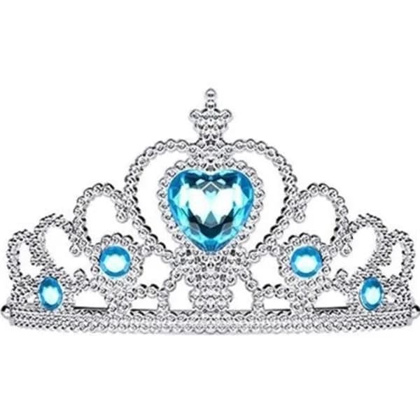 HA-Elsa Prinsessklänning + Tiara/Fläta/Handskar - 130 cl
