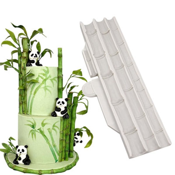 Bambu Panda Silikonform Fondant Tårtdekoration Form Choklad Bakverktyg Köksredskap För Tårt
