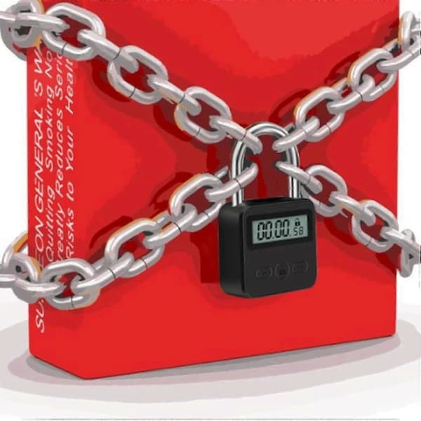 Metall Timerlås LCD Timer Opptil 99 Timer USB Timer Hengelås - Premium