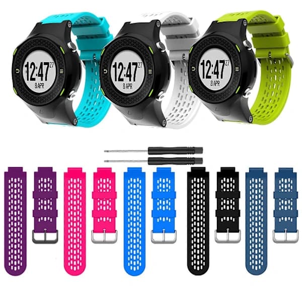 För Approach S4/S2 Loop-Justerbart Armband Silikonband - Ersättningsrem utan Glipa limegrön