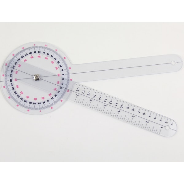 Goniometer 30 cm, 360 grader (plast)