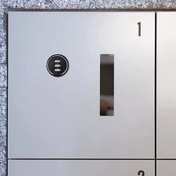 2-delt kamlåskodelås, skufflåskode, mekanisk skaplås, kombinasjonslås