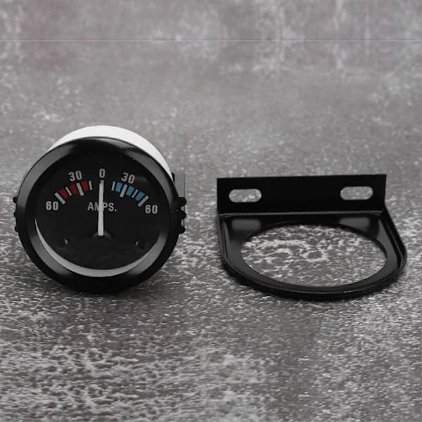 2 tommer 52 mm Bil Amperemeter Voltmeter 60-0-60A AMP Måler Volt Måler til Modifikation