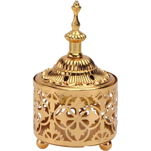 /HH/Arabisk Røkelsesbrenner, Metall Vintage Aromaterapi Lampeholder