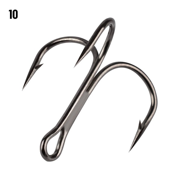 50 st/set fiskekrokar högt kolstål 10 10/HH/ 10 10