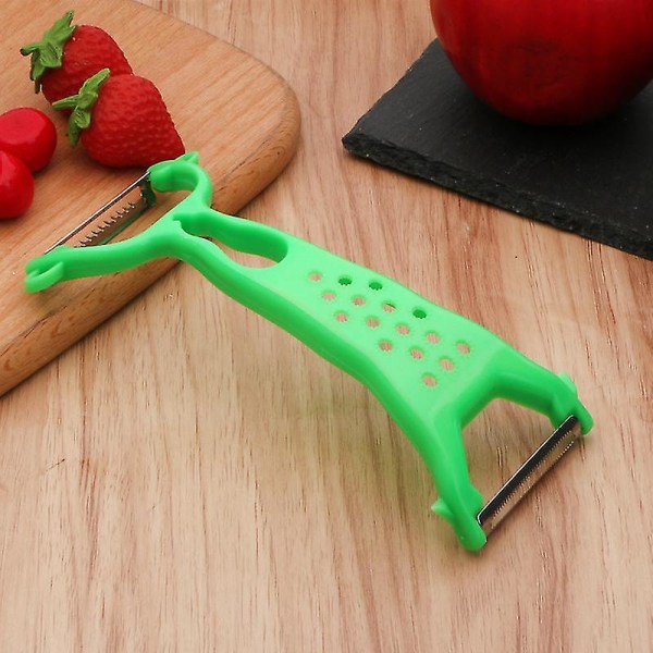 Vegetabilsk frugtskralder Julienne Cutter Slicer Peel Køkkenværktøj Gadget(2stk, Multicolor) -z