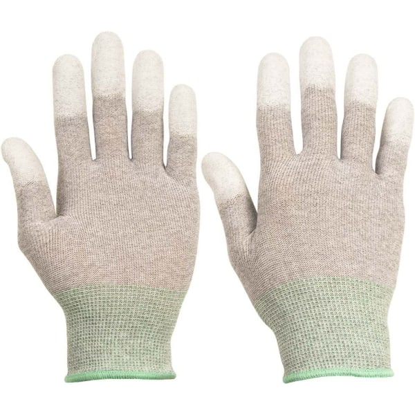 ESD 5 par antistatiska handskar höghållfasta kolfiberhandskar