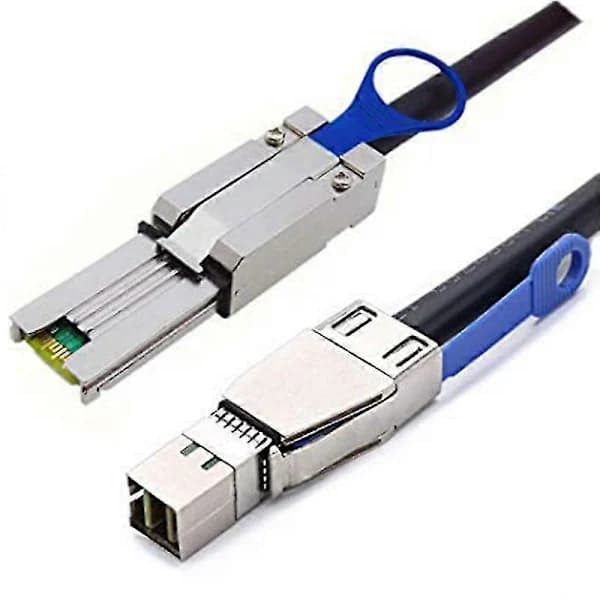HA~Extern Mini SAS HD SFF-8644 til Mini SAS SFF-8088 Hybridkabel 1M 3.3FT Kabel