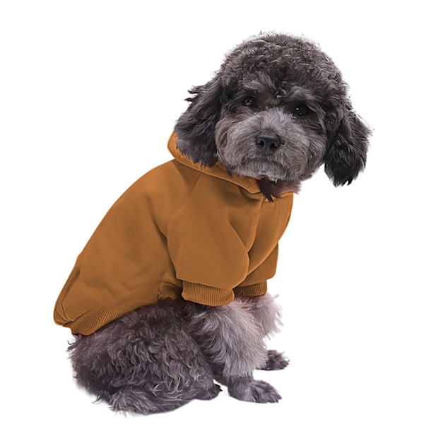 Hundegenser Genser Valp Genser Hetteklær Vinter Varme Hundekåper med Lomme for Små Mellomstore Hunder Katter Antrekk