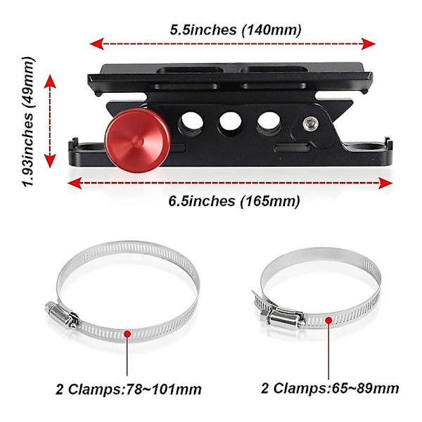 Universal hurtigutløsing rullebøyler brannslukkerfeste brakett for Wrangler Polaris Rzr Can-am Ma