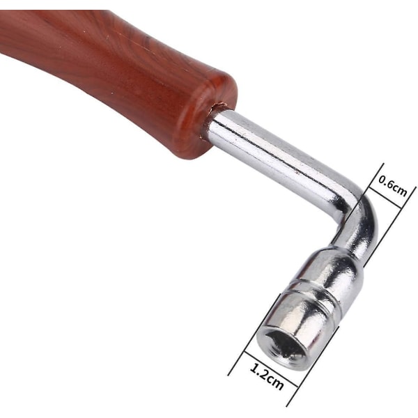 Pianoremmerverktøy Profesjonelt Metall Tuning Mute Kit Hammer Mute Bar For Turning - 6stk