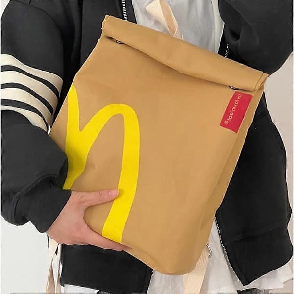 McDonalds rygsæk med trykt mønster til rejser