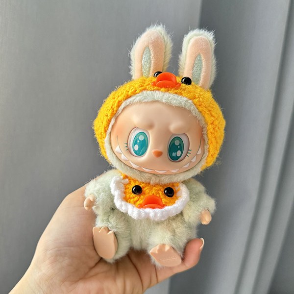 [HH] Kawaii Kläder Outfit Tillbehör för Kpop Labubu Idol Dockor Overall Set Kläder 90