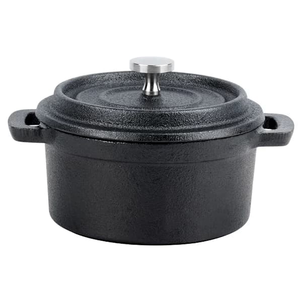 Serveringsgryta i gjutjärn med lock CAST LINE 10 cm, 250 ml - FM-108