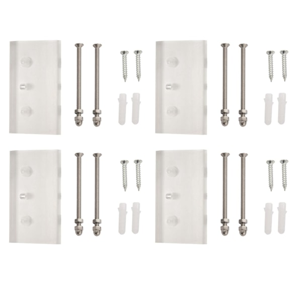 4x Ghost Henger Skateboard Veggmontert Dekkdisplay Luksuriøs Skateboard Oppbevaringsholder Stativ