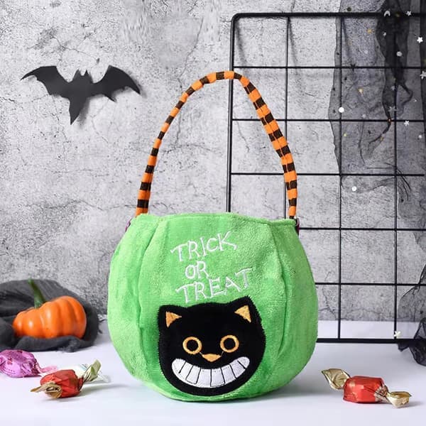 Reusable Halloween-Themed Candy Bags - 2-Pack
