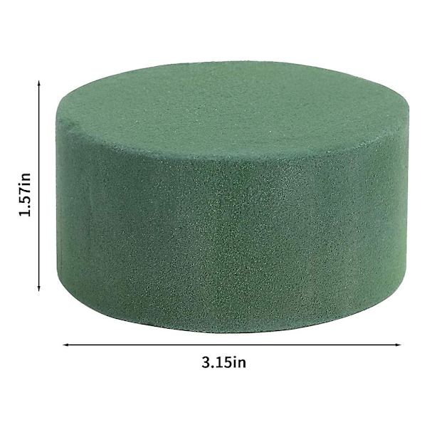 Runda blomsterskum 20-pack, våta floriststyrofoamblock blomsterarrangemang tillbehör för hantverksprojekt