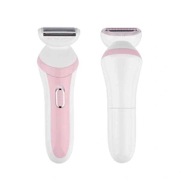 Elektrisk trådløs barbermaskin for kvinner, rosa