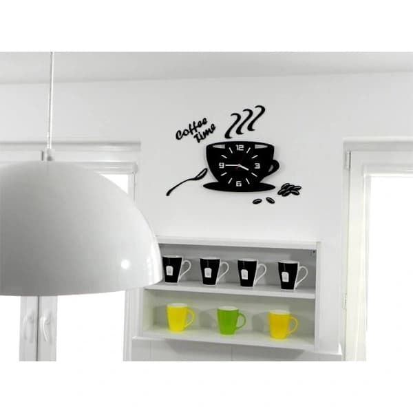 Veggklokke for kaffestunden