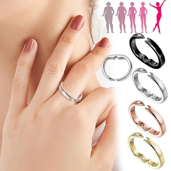 /HA/ Magnetisk Ringlymfatisk Terapeutisk ring silver