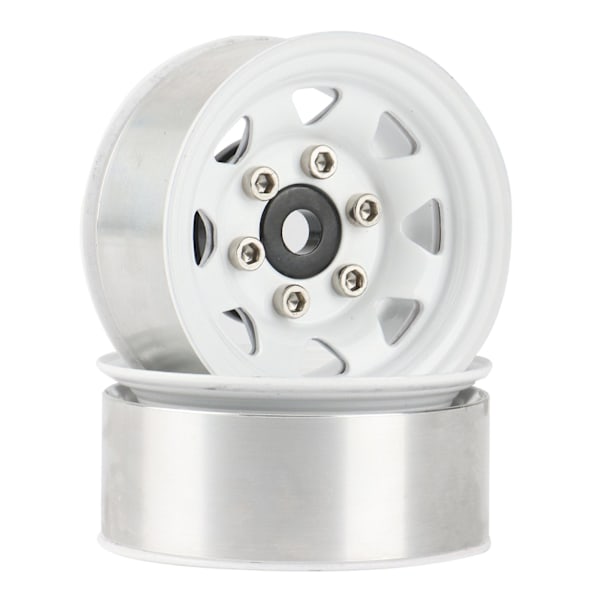 4 kpl 1,55 metalli Beadlock -vannekehysnapa 1/10 Rc Crawler -autoon Axial Jr 90069 D90 Cc01 Lc70, 1