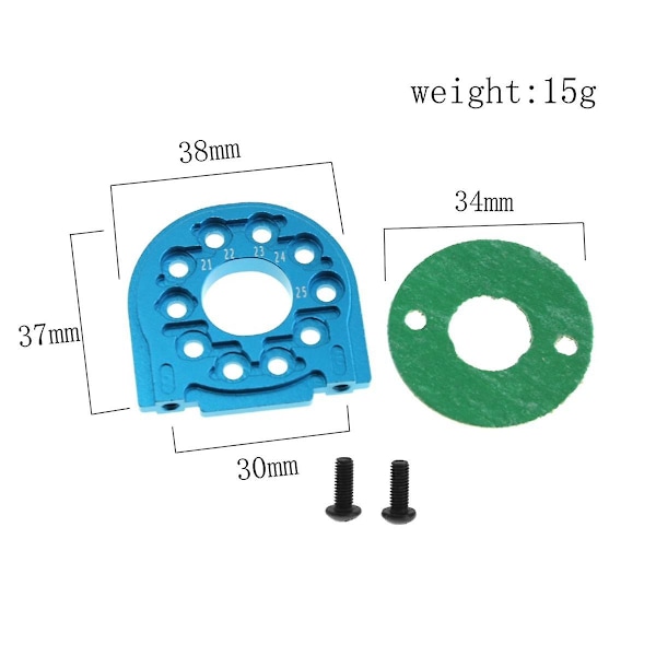 1 set Metallmotorfäste för TT02 TT-02 1/10 RC-bil Uppgraderingsdelar Tillbehör