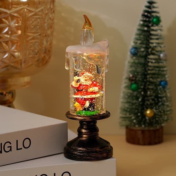 4-pack flytande LED-ljus - Juldekoration Belysning Sovrum Vardagsrum Fest
