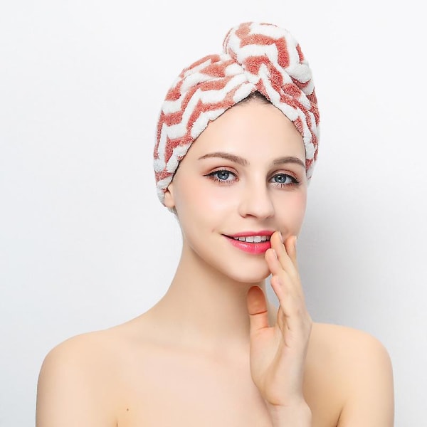 Håndkle Kvinner Jentes Magiske Mikrofiber Dusjhette Håndkle Badehetter for Kvinner Tørr Hårhette Hurtigtørkende Myk for Dame Turban Hode