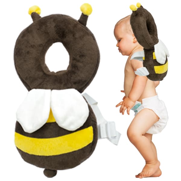 Babyskyddsele med skydd - Lära-gå-sele - Bi