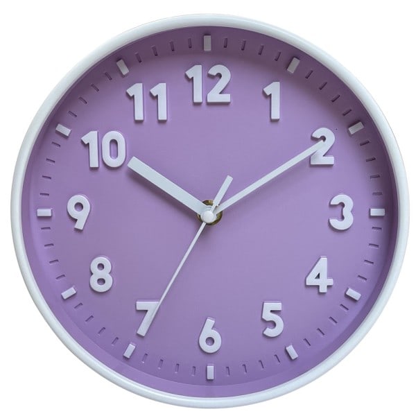 Quiet Shi Ying battery powered wall clock without ticking.