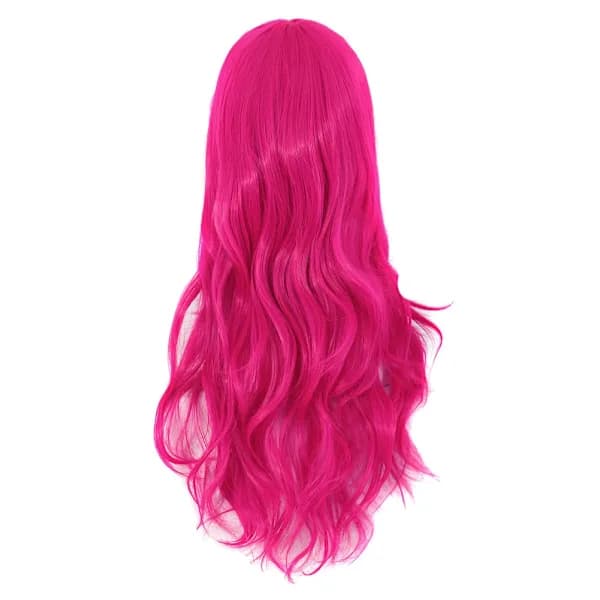 HA~70 cm Lång Lockig Hårförlängning för Kostym och Cosplay (Persikoröd Rosa)