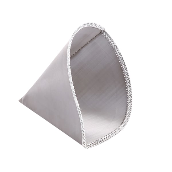 5x Genanvendelig Hæld Over Kaffe Filter Mesh Papirløs Kaffe Filter Rustfrit Stål Kegle Filter 3 Til 4