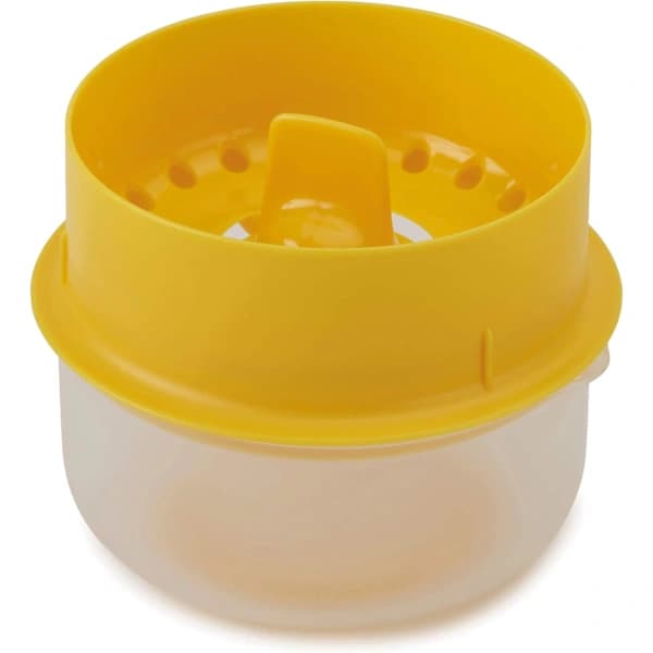 /HH/ Eggseparator, Plast, Gul, 13 x 7,1 x 13,5 cm