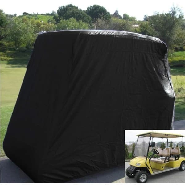 Golfbilsovertræk 242*122*168 cm, slidstærkt golfbilsovertræk
