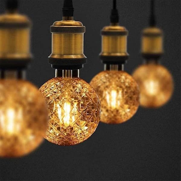 Vinter e27, E27 4w LED-pære, Retro Filamentpære, Ideel til nostalgisk og retrobelysning, Varm hvid, G95