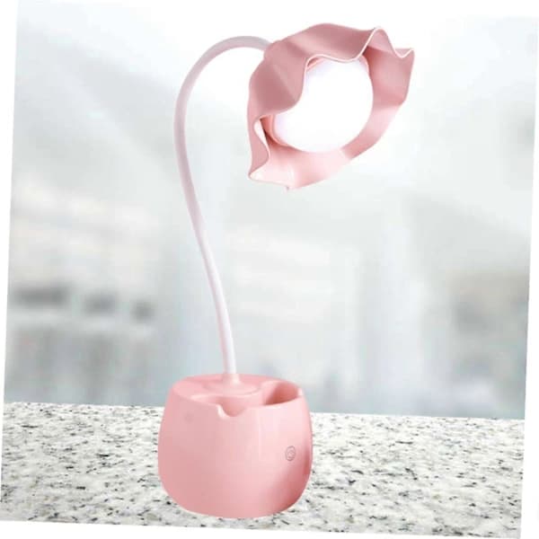 HA~2 stk Bordlampe USB Skrivebordslampe Studielampe Sengelampe LED