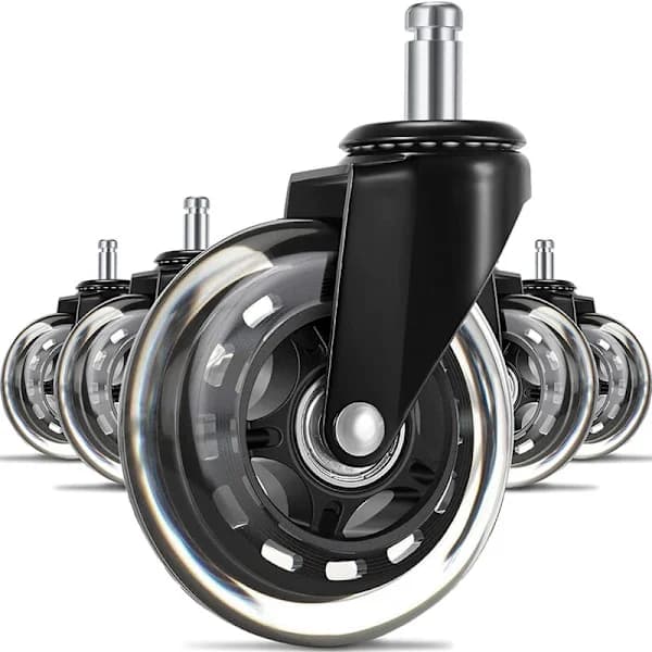 5 stk kontorstolhjul Diameter 75 mm Universalhjul - FM-