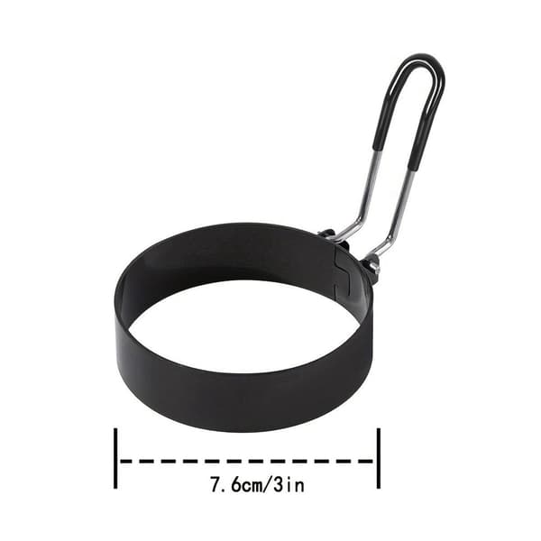 HA~4-delad rund äggrulle - Non-stick äggringar - Äggformar - Vårrullsformar - Non-stick äggringar