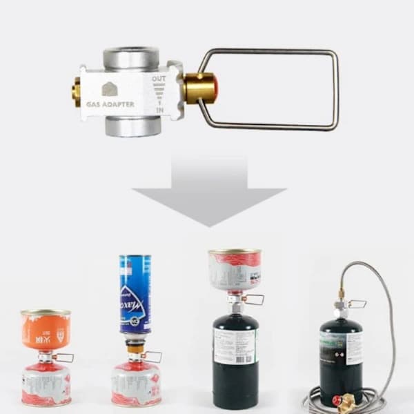 HA-Camping Gas Saver Plus Gas Converter Shifter Refill Flat Tank