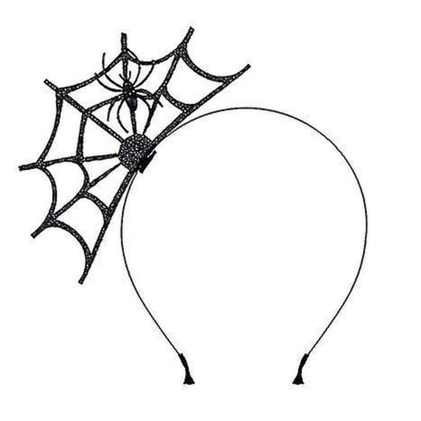 Halloween Edderkoppnett Edderkopp Edderkoppnett Halloween Fest Hodeplagg (svart Edderkopp) Uu