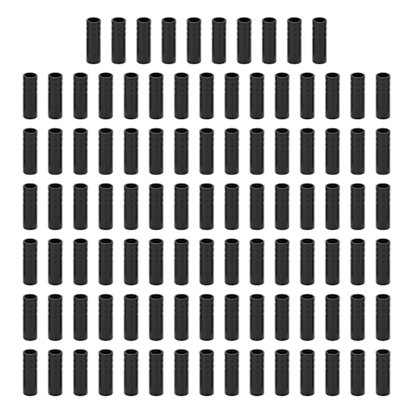 /HH/100 kpl Polkupyörän vaijerin päätyholkit Musta muovikotelo Holkki Polkupyörän lukot 4 mm:n halkaisijalle jarruvaijeriputkelle 0.2