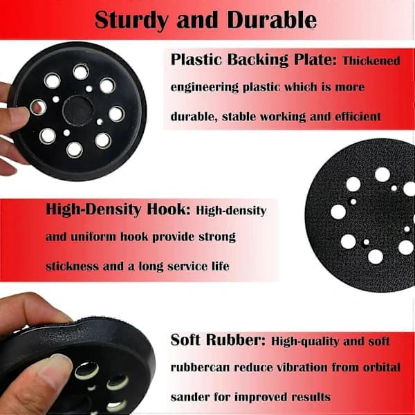 Erstatningsslipepute for Milwaukee eksenterslipere []