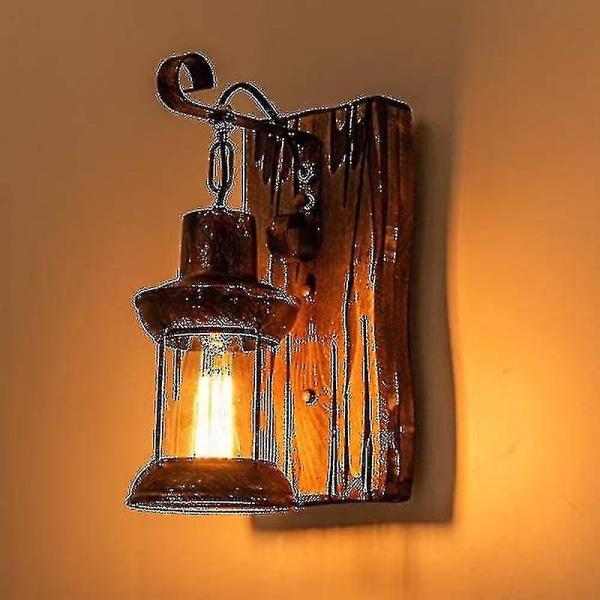 Vegglampeholder Vegglampe Vintage Stil For Soverom, Stue
